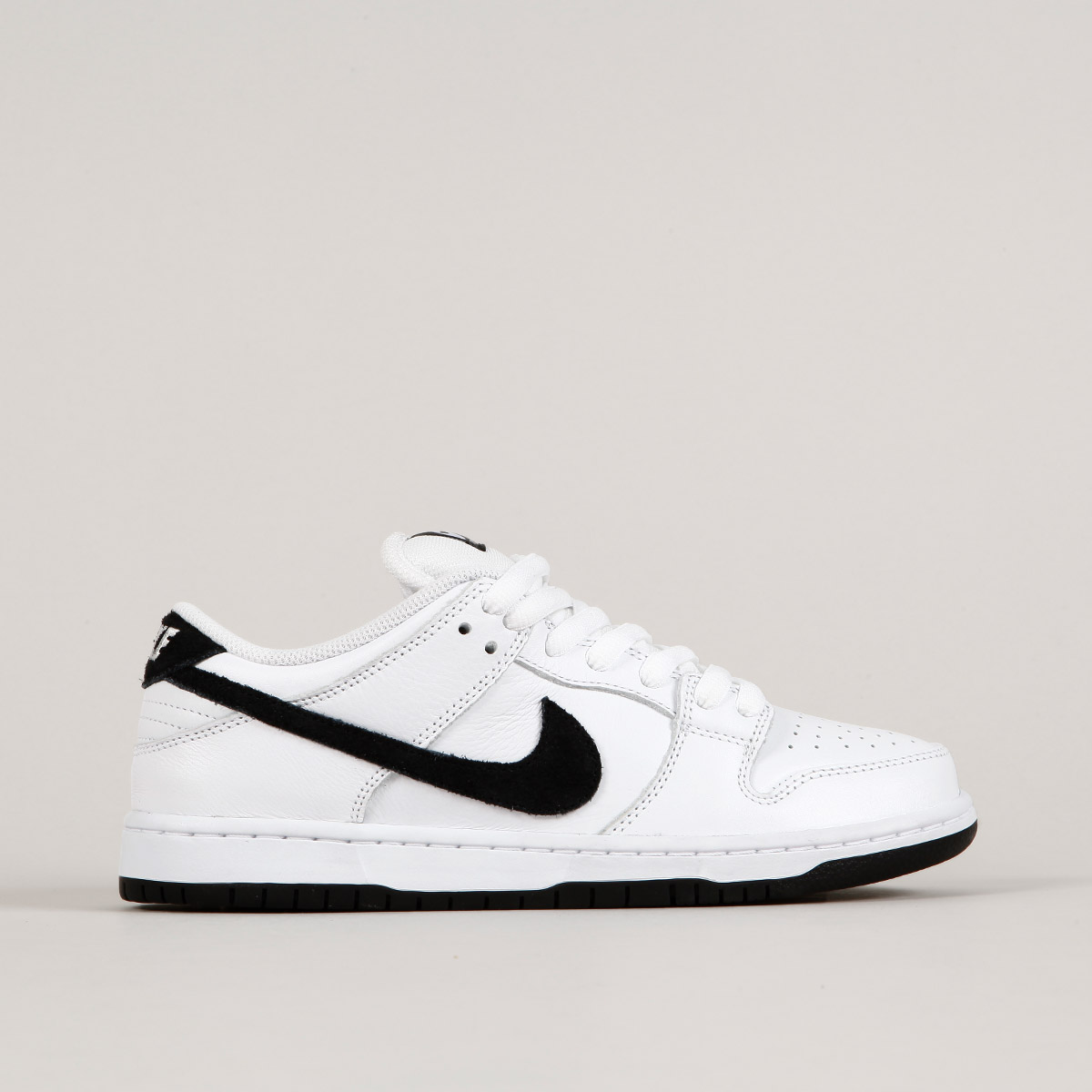 Nike SB Dunk Low Pro White Black White - Skateboarding, Nike SB
